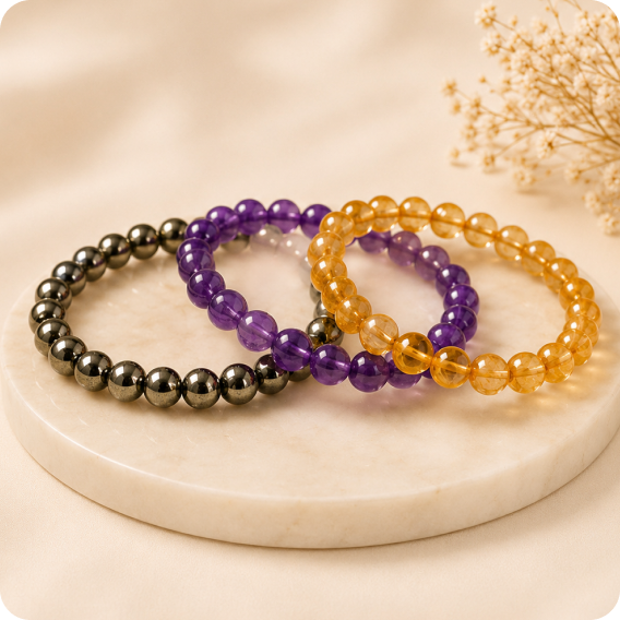 Crystal Bracelet Combo - (8MM) (P-A-C)