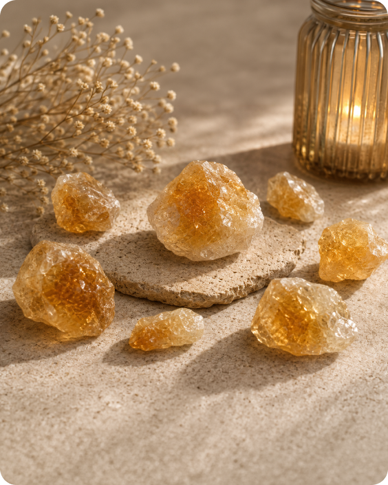 Citrine crystal
