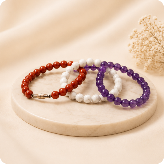Crystal Bracelet Combo - (8MM) (R-M-A)