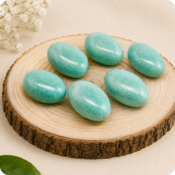 Amazonite Pebble (Set of 6)