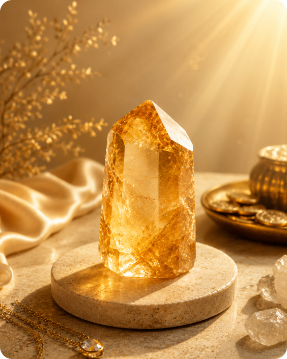 Citrine crystal