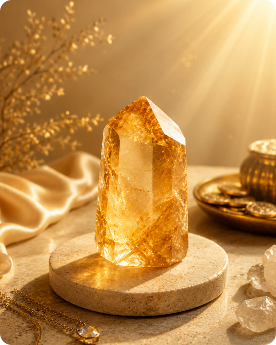 Citrine crystal